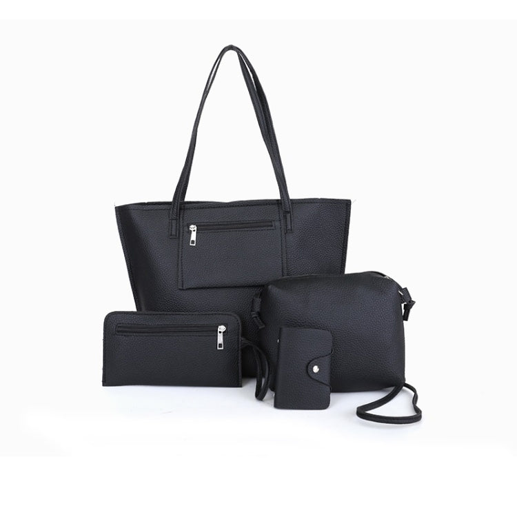 4 in 1 Casual PU Shoulder Bag Ladies Handbag Messenger Bag