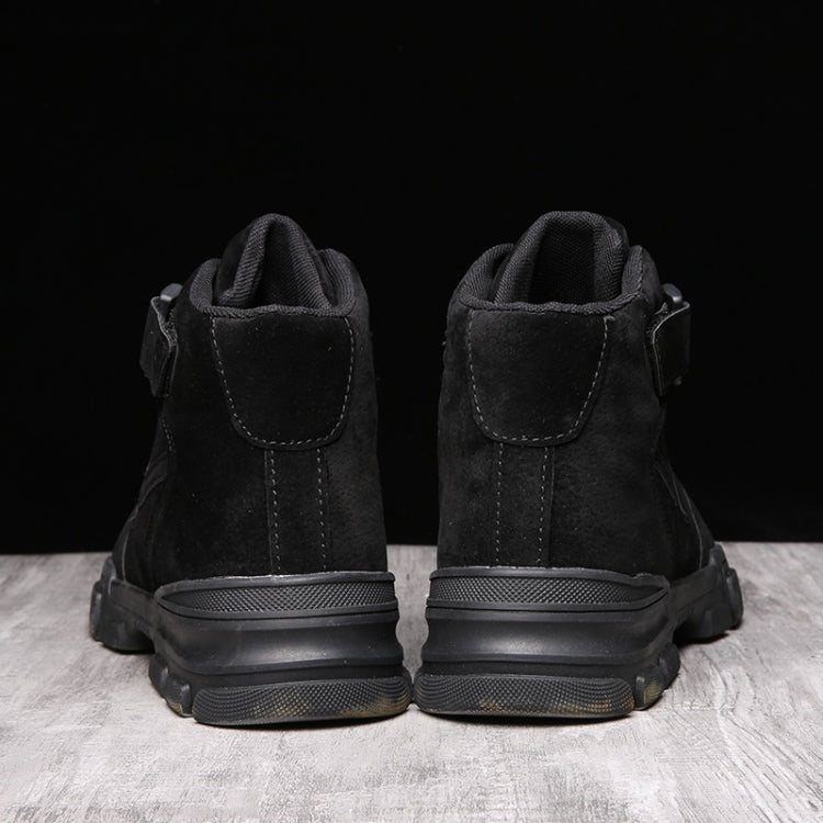 Fashion Trend High-top Solid Color Outdoor Casual Shoes for Men