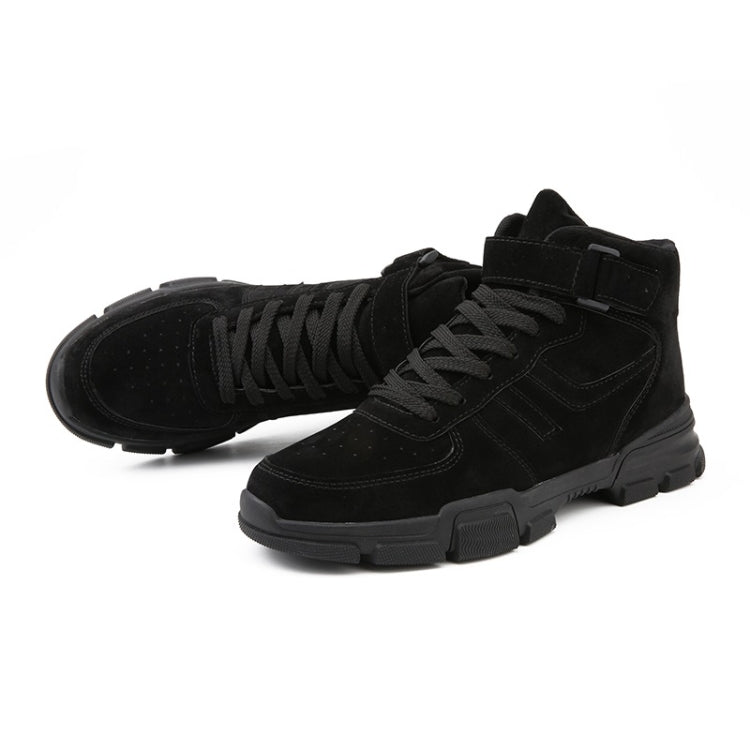 Fashion Trend High-top Solid Color Outdoor Casual Shoes for Men