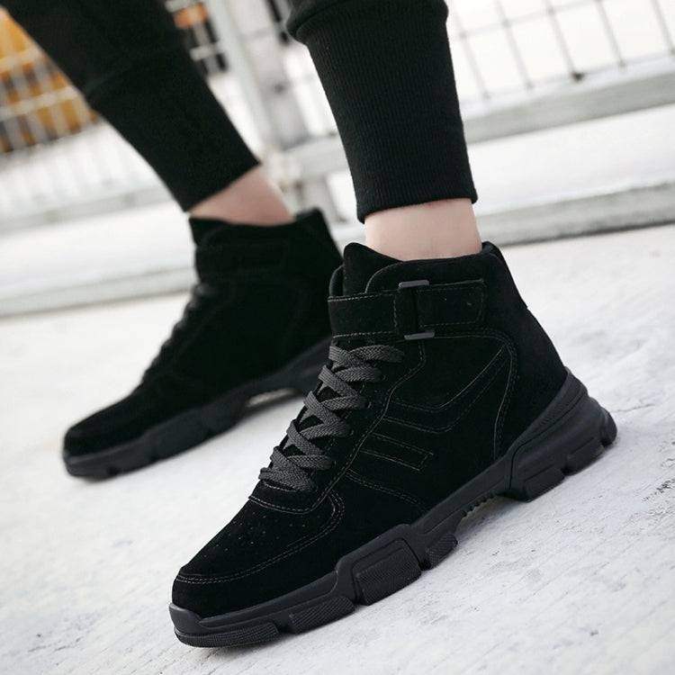 Fashion Trend High-top Solid Color Outdoor Casual Shoes for Men