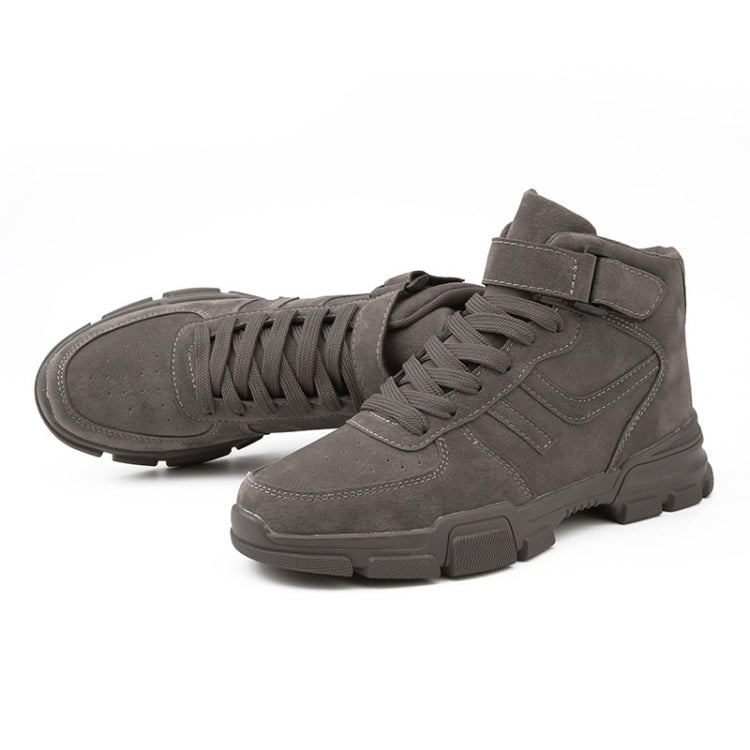 Fashion Trend High-top Solid Color Outdoor Casual Shoes for Men