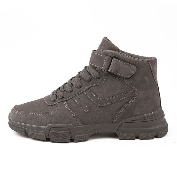 Fashion Trend High-top Solid Color Outdoor Casual Shoes for Men