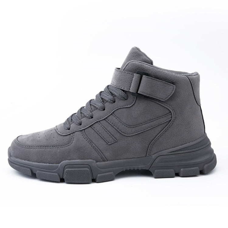 Fashion Trend High-top Solid Color Outdoor Casual Shoes for Men