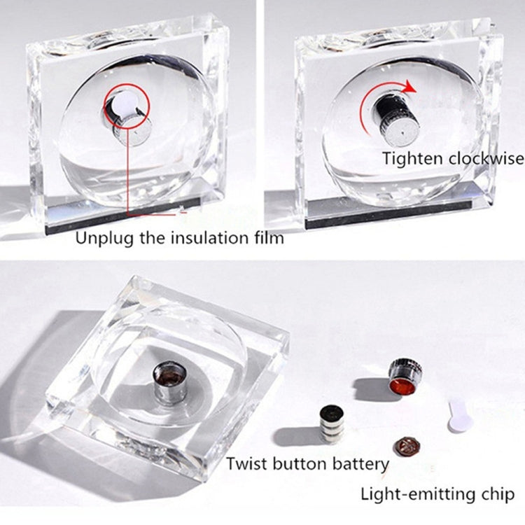 YWXLight Glass Crystal Ball RGB Acaleph Light