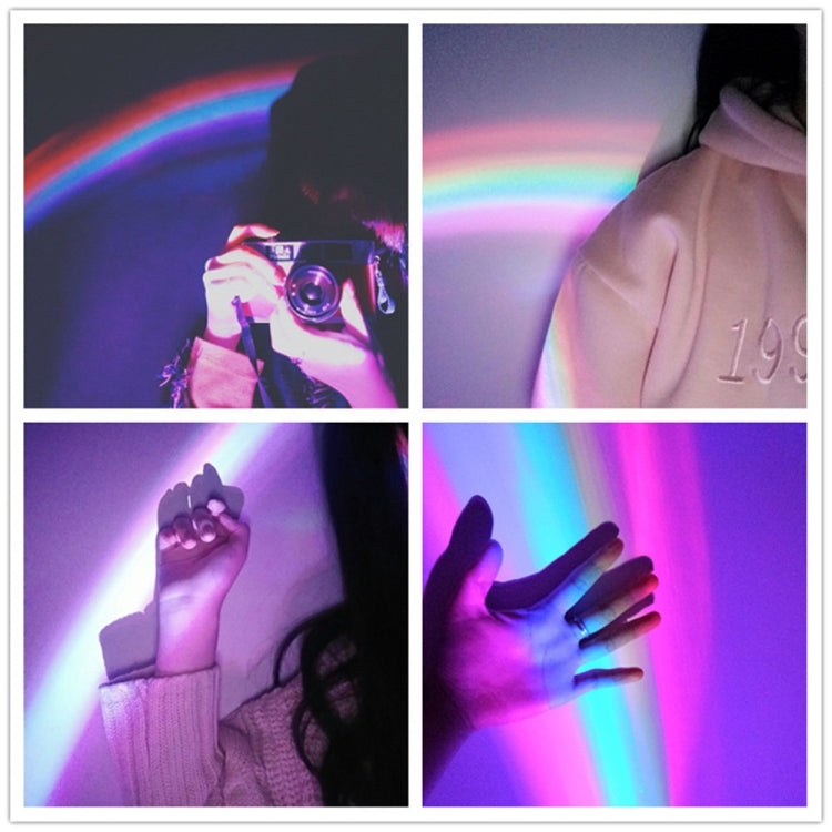 YWXLight Colorful Projector Reflection Magical Rainbow Light LED Night Lamp