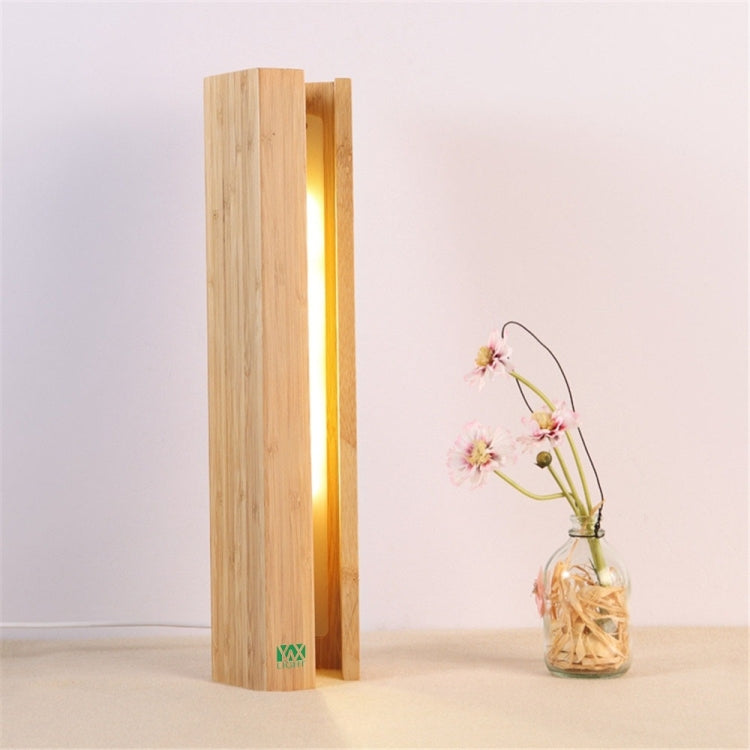 YWXLight 5W Wood Rustic Style LED Table Lamp Decor Lighting Modern Lampshade