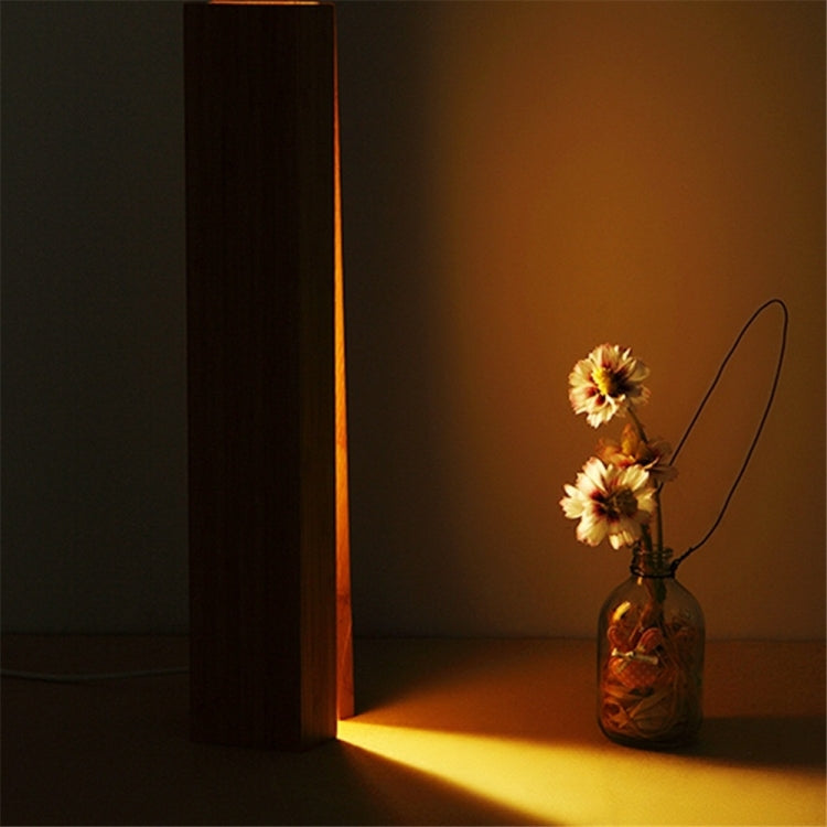 YWXLight 5W Wood Rustic Style LED Table Lamp Decor Lighting Modern Lampshade