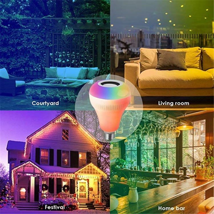 YWXLight 18W E27 RGB Color Changing Smart LED Music Light Bulb
