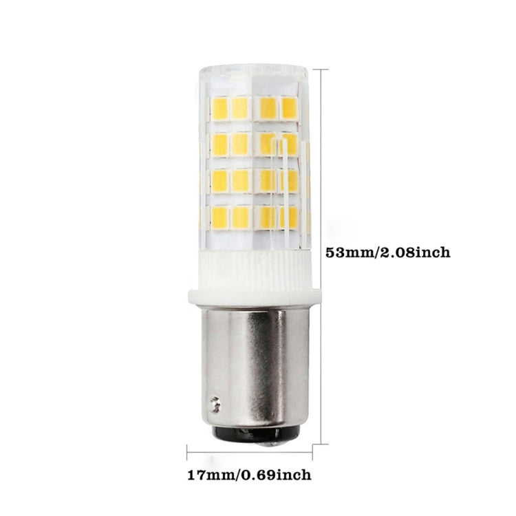 10 PCS YWXLight BA15D 5W 2835SMD 51LEDs Ceramics Light LED Corn Light, AC 220-240V