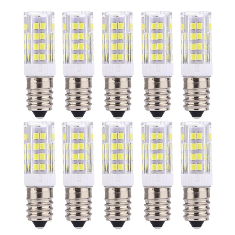 10 PCS YWXLight E14 5W 2835SMD 51LEDs Ceramics Light LED Corn Light, AC 220-240V