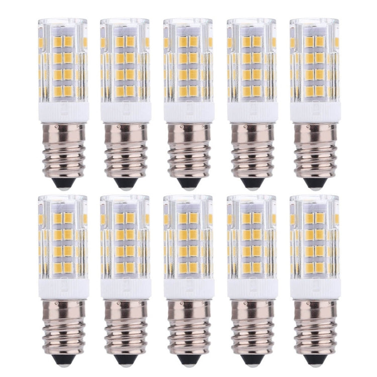 10 PCS YWXLight E14 5W 2835SMD 51LEDs Ceramics Light LED Corn Light, AC 220-240V