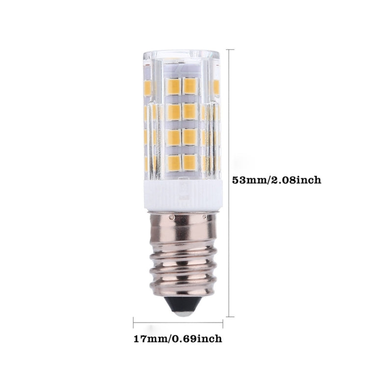 10 PCS YWXLight E14 5W 2835SMD 51LEDs Ceramics Light LED Corn Light, AC 220-240V