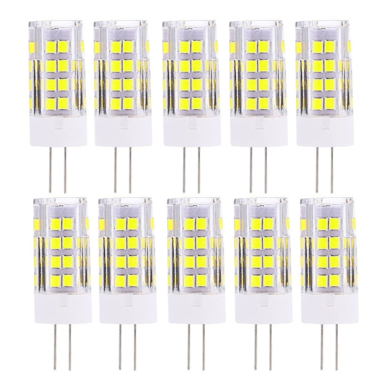 10 PCS YWXLight G4 5W 2835SMD 51LED Ceramics Light LED Corn Light, AC 220-240V