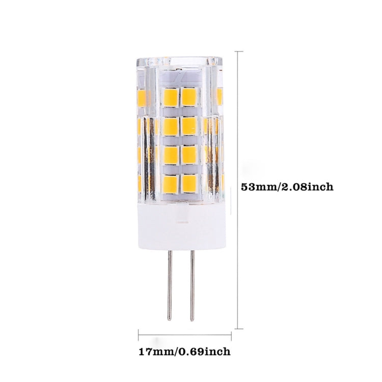 10 PCS YWXLight G4 5W 2835SMD 51LED Ceramics Light LED Corn Light, AC 220-240V