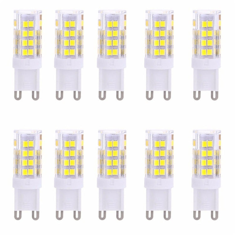 10 PCS YWXLight G9 5W 2835SMD 51LEDs Ceramics Light LED Corn Light Bi-pin Lights, AC 220-240V