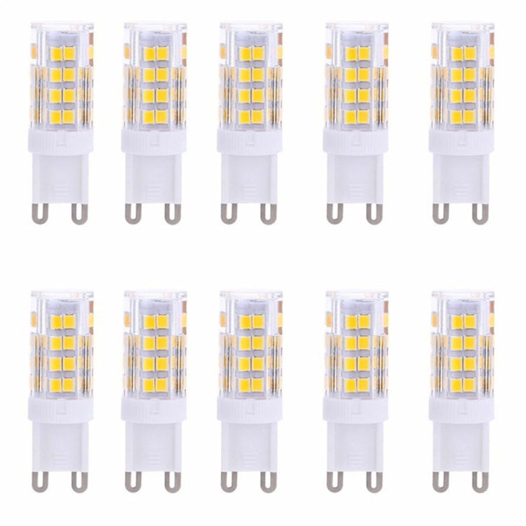 10 PCS YWXLight G9 5W 2835SMD 51LEDs Ceramics Light LED Corn Light Bi-pin Lights, AC 220-240V