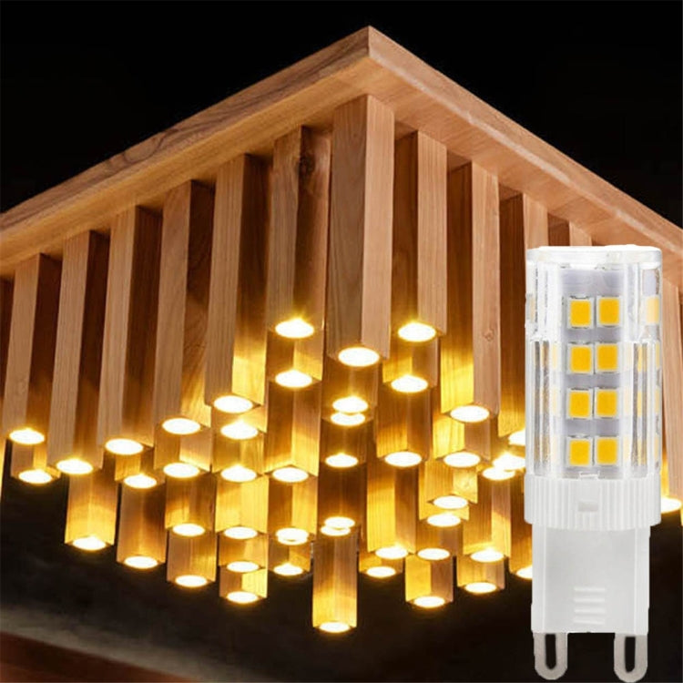 10 PCS YWXLight G9 5W 2835SMD 51LEDs Ceramics Light LED Corn Light Bi-pin Lights, AC 220-240V