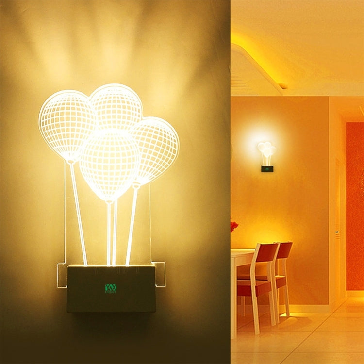 YWXLight 8W Creative Bedroom Bedside Lamp Acrylic Bathroom Living Room LED Wall Lamps