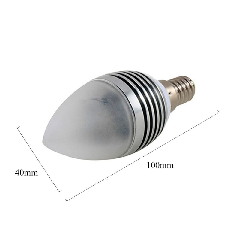 6 PCS YWXLight 3W LED Candle Light RGB Light Spot Lights Colour Lights Dimmable Lamp with Remote Control, AC 85-265V
