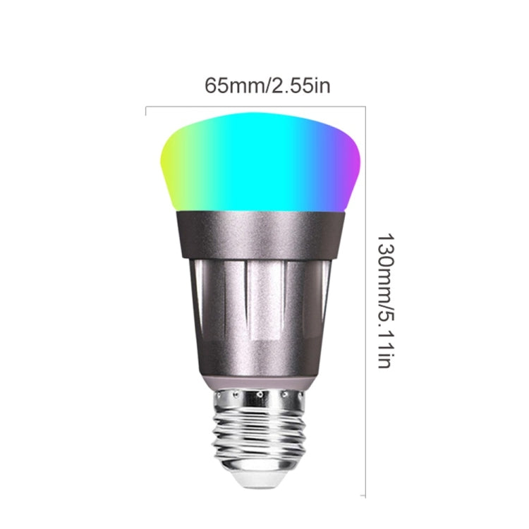 YWXLight E27 7W WiFi Smart Bulb APP Remote Control RGBW Tone Light Bulb LED Voice Light