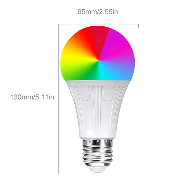 YWXLight 7W E27 LED Bulb Intelligent APP Remote Control Color Promise LED Bulb Light Energy Saving Lamp Works with Amazon