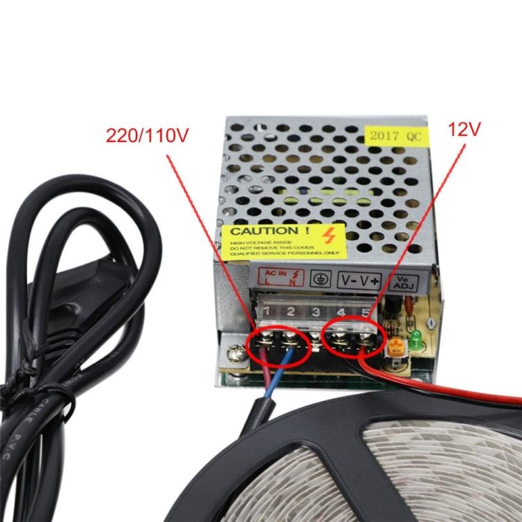YWXLight LED Switching Power Supply DC12V 3.2A 40 Watts Regulated Transformer Converter AC 110V-220V to DC 12V for LED Strip etc