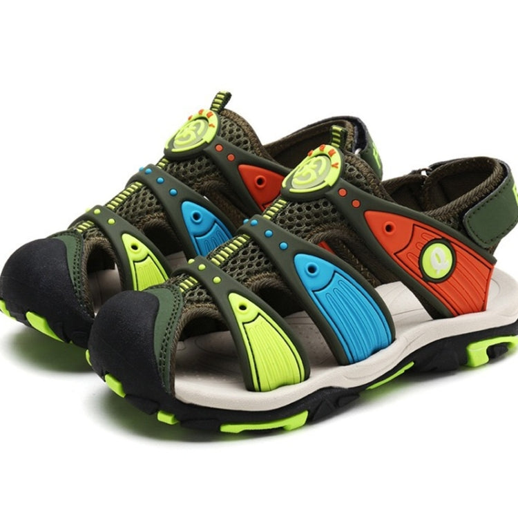 Summer Korean Version Of The New Children's Baotou Beach Shoes