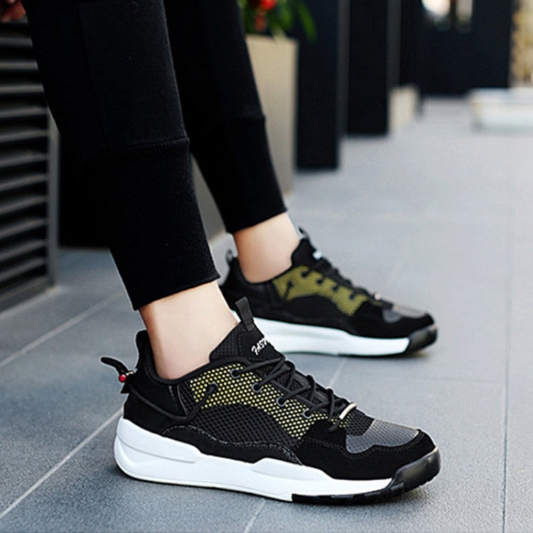 Thick Bottom Mesh Color Matching Casual Sport Shoes for Men