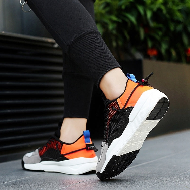 Thick Bottom Mesh Color Matching Casual Sport Shoes for Men