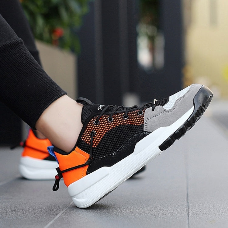 Thick Bottom Mesh Color Matching Casual Sport Shoes for Men