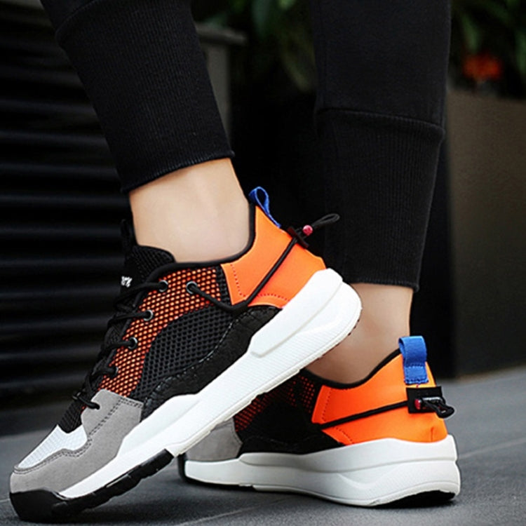 Thick Bottom Mesh Color Matching Casual Sport Shoes for Men