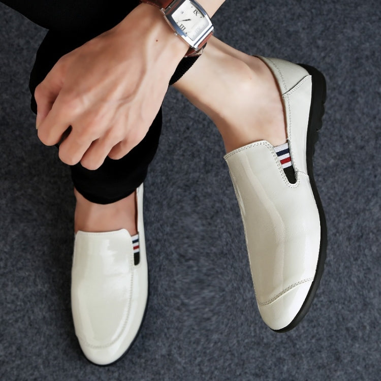Fashion Comfortable Breathable Cowhide Casual Shoes Peas Shoes for Men