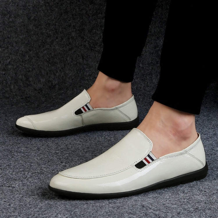 Fashion Comfortable Breathable Cowhide Casual Shoes Peas Shoes for Men
