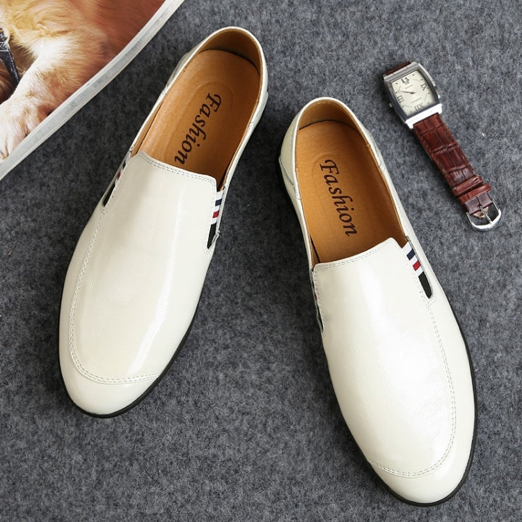 Fashion Comfortable Breathable Cowhide Casual Shoes Peas Shoes for Men