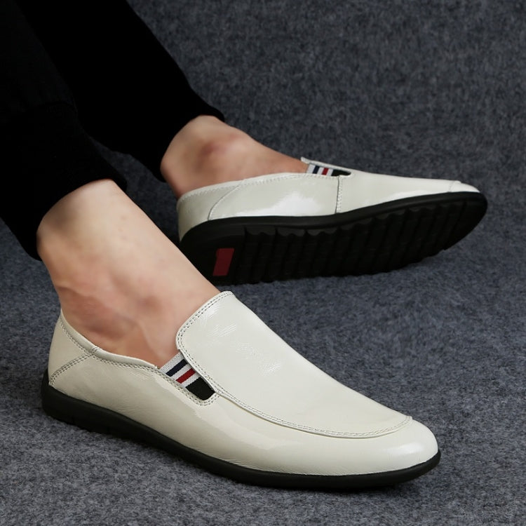 Fashion Comfortable Breathable Cowhide Casual Shoes Peas Shoes for Men