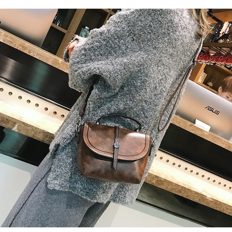 Fashion PU Leather Single Shoulder Bag Ladies Messenger Bag Handbag