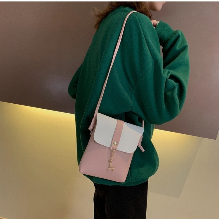 Mini PU Leather Shoulder Bag Ladies Handbag Phone Case
