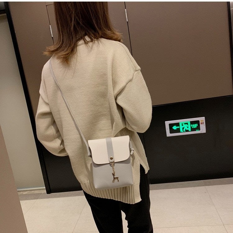 Mini PU Leather Shoulder Bag Ladies Handbag Phone Case