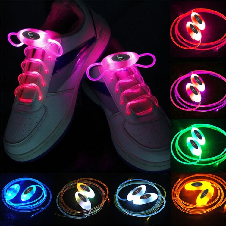 YWXLight 1 Pair 2W 80cm Glow Shoelaces LED Sport Shoe Laces Glow Stick Flashing Neon Luminous