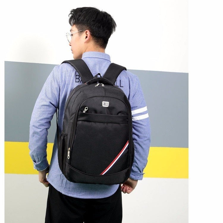 Multifunctional Waterproof Casual Fashion Backpack Cross Couple Bag Sports Bag (Black)