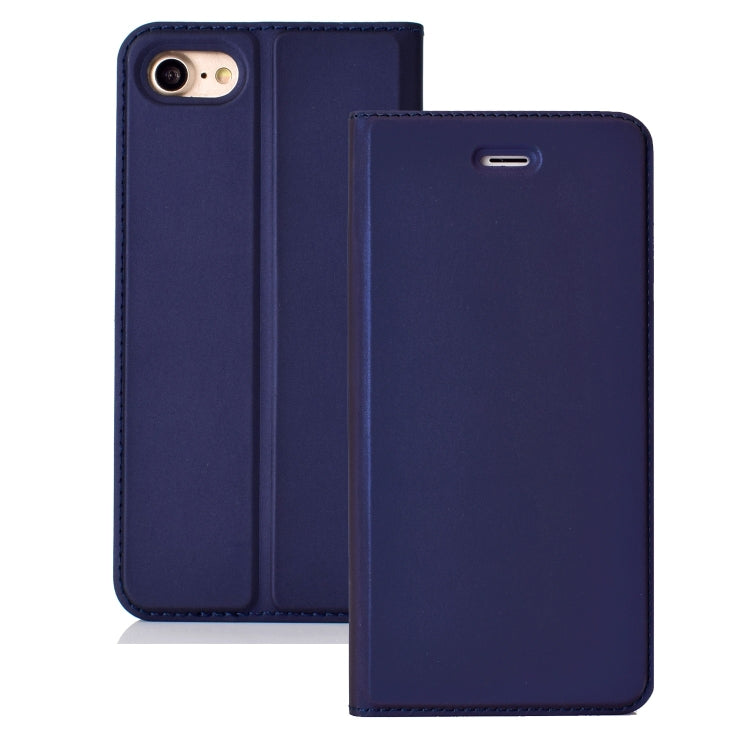 Ultra-thin Pressed Magnetic TPU+PU Leather Case for iPhone 6/6s, with Card Slot & Holder