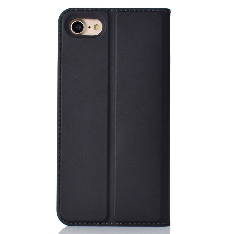 Ultra-thin Pressed Magnetic TPU+PU Leather Case for iPhone 7 & 8, with Card Slot & Holder