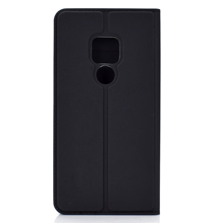 Ultra-thin Pressed Magnetic TPU+PU Leathe Case for Huawei Mate 20, with Card Slot & Holder