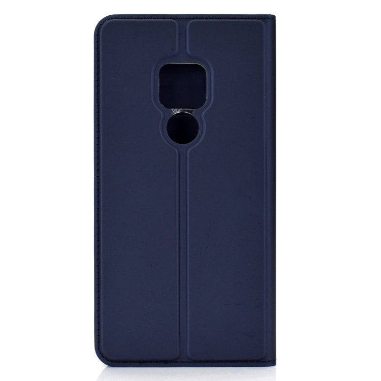 Ultra-thin Pressed Magnetic TPU+PU Leathe Case for Huawei Mate 20, with Card Slot & Holder