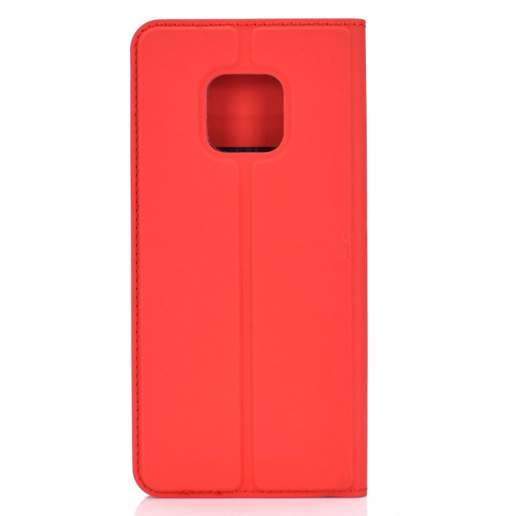 Ultra-thin Pressed Magnetic TPU+PU Leathe Case for Huawei Mate 20 Pro, with Card Slot & Holder