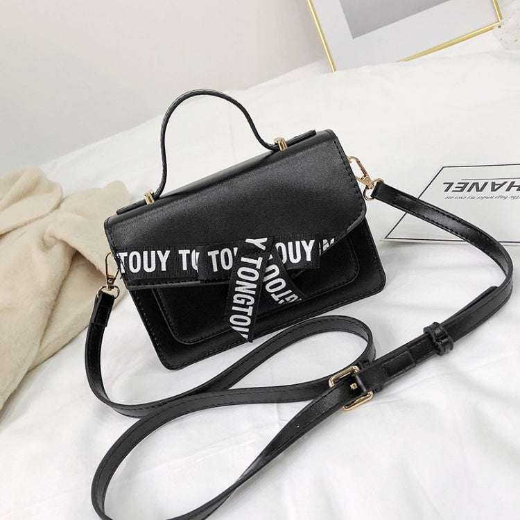 Fashion Shoulder Bag Letter Bow Small Square Bag Ladies Messenger Bag Handbag
