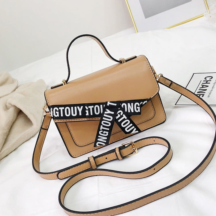 Fashion Shoulder Bag Letter Bow Small Square Bag Ladies Messenger Bag Handbag