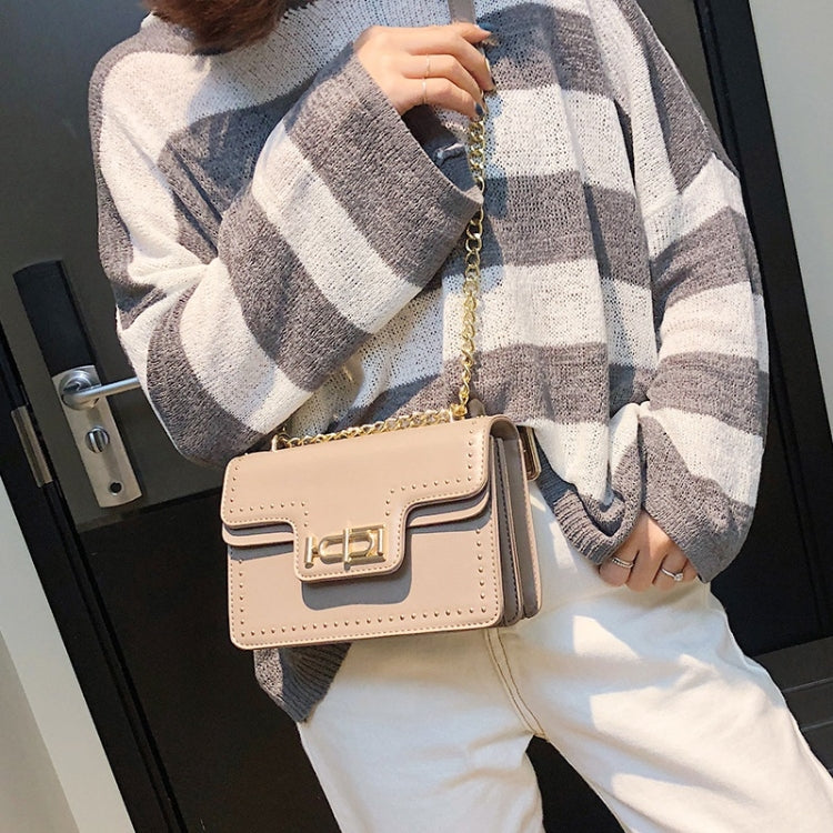Rivet Shoulder Bag Small Square Bag Ladies Messenger Handbag