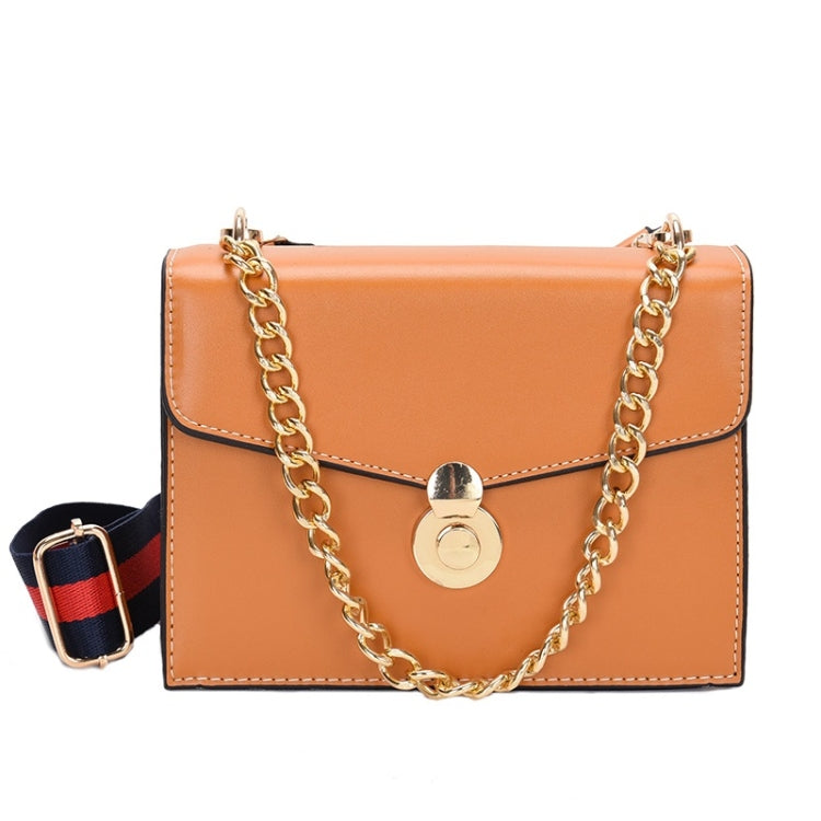 Pure Color Fashion Double-strap Single Shoulder Bag Ladies Messenger Handbag