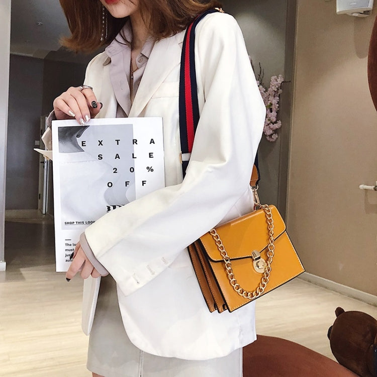 Pure Color Fashion Double-strap Single Shoulder Bag Ladies Messenger Handbag